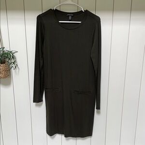 Eileen Fisher Women's Olive Dress
